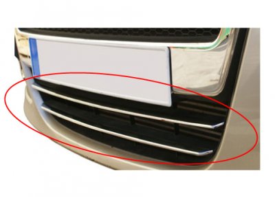 Nedre grill til Fiat Dobló fra 2010-2014