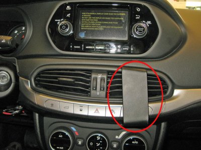 Mobilholder Fiat Tipo fra 2015-