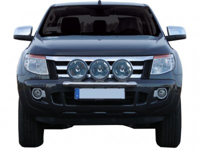 Ekstra lygtebeslag i rustfrit stål til 3 ekstra lygter til Ford Ranger fra 2012-2015