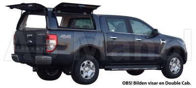 Force Pro Ladkassekappe med åbne sideluger til Ford Ranger Super Cab 2012-