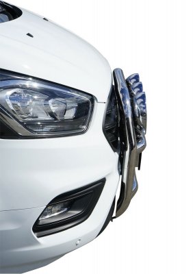 Frontbøjle i rustfrit stål til Ford Custom fra 2018-2023