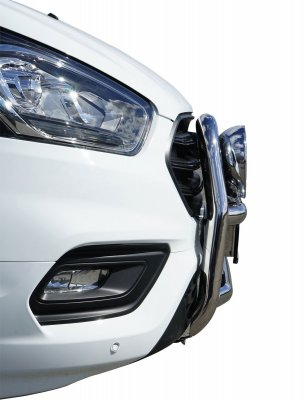 Frontbøjle i rustfrit stål til Ford Custom fra 2018-2023