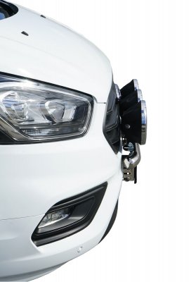 Ekstra lygtebeslag i rustfrit stål til Ford Custom fra 2018-2023