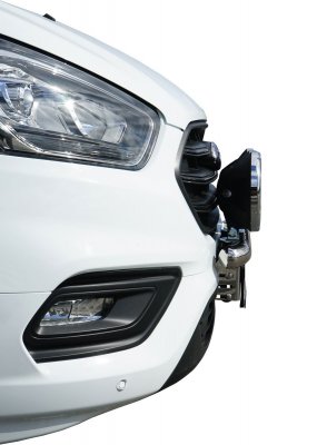 Ekstra lygtebeslag i rustfrit stål til Ford Custom fra 2018-2023