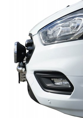 Ekstra lygtebeslag i rustfrit stål til Ford Custom fra 2018-2023