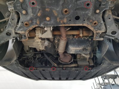 Fastgørelsespunkter til Ford Focus fra 2011-2017