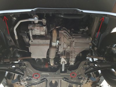 Sumpplade Ford Ecosport fra 2014-