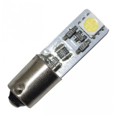 Diodelampe 12V 2xSMD Canbus xenon hvid BAX9s