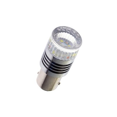 LED-lampe 6 x Cree BAY15d Xenon Hvid/Gul