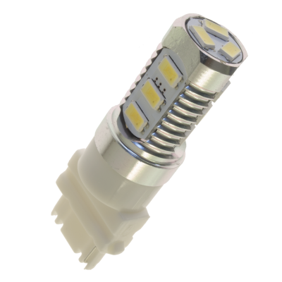 Diode lampe hvid 12 LED P27W/3156