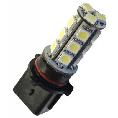 Diodelampe 12V 18xSMD xenon hvid P13W