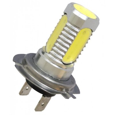 LED-lampe 12V 4xDiode Xenon hvid H7