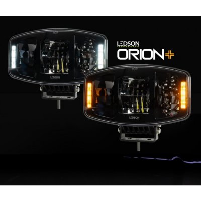 Orion+ LED ekstra lys | 100W | Valgfrit positionslys i hvid/orange