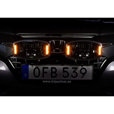 Orion+ LED ekstra lys | 100W | Valgfrit positionslys i hvid/orange