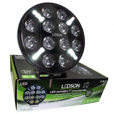 Castor7 LED Ekstra lys 180 mm (7") 60W