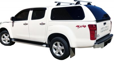 Ladkassekappe med oplukkelige vinduer til Isuzu D-Max (Double Cab) fra 2012-