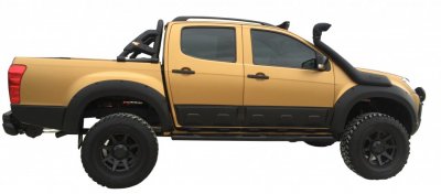Skærmudvidelser Isuzu D-Max fra 2012-2020