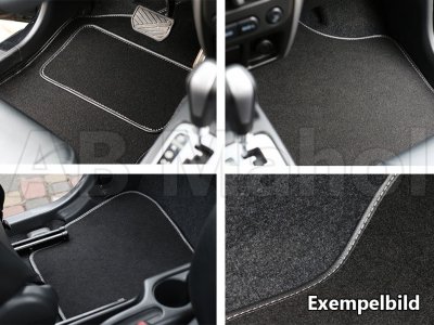Tekstilmåtter BASIC for og bag til Volvo V40 2013-