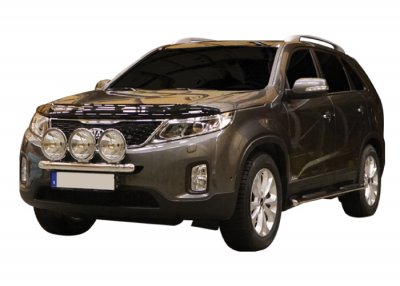 Ekstra lygtebeslag i rustfrit stål til Kia Sorento 2013-2014