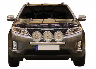 Ekstra lygtebeslag i rustfrit stål til Kia Sorento 2013-2014