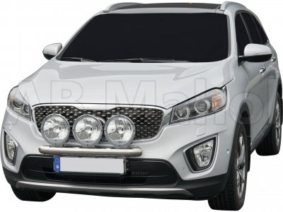 Ekstra lygtebeslag i rustfrit stål til Kia Sorento fra 2015-