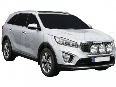Ekstra lygtebeslag i rustfrit stål til Kia Sorento fra 2015-