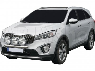 Ekstra lygtebeslag i rustfrit stål til Kia Sorento fra 2015-