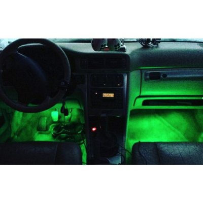 RGB LED-strips, musikstyret interiørbelysning