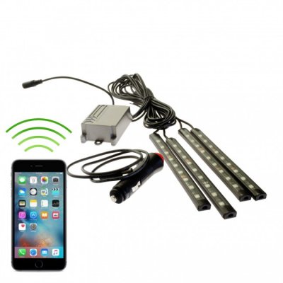 RGB LED-strip til indvendig belysning (styres med smartphone)