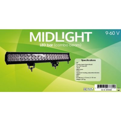 Midlight LED Ramp - 505 mm (20"), 126W, 9-60V