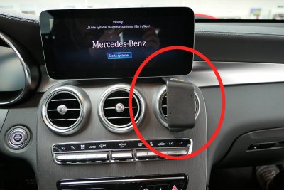 Mobilholder Mercedes GLC fra år 2016-2023