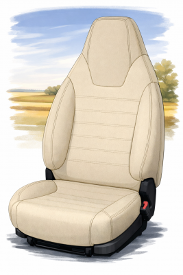 Sædebetræk til Adria autocamper – Fiat Ducato 2015- | Beige