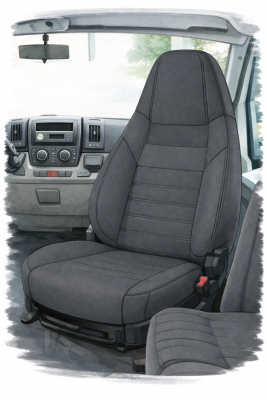 Sædebetræk til Sunlight autocamper – Fiat Ducato 2006- | Antracit