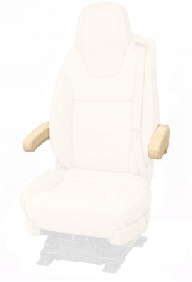 Armlænsbetræk til Dethleffs autocamper - Beige