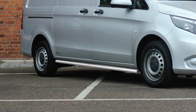 Sidebuer i rustfrit stål til MB Vito L2 2014-