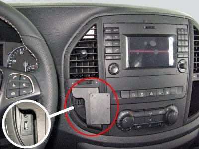 Mobilholder til Mercedes-Benz Vito fra 2014-2024