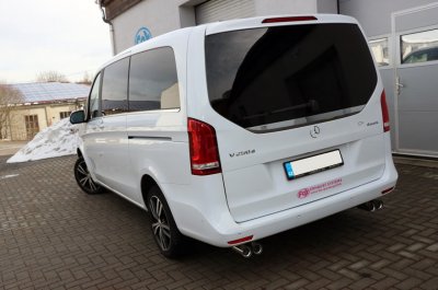 Sportsudstødningssystem til Mercedes Vito/V-klasse fra 2014-
