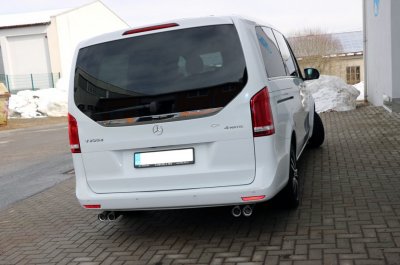 Sportsudstødningssystem til Mercedes Vito/V-klasse fra 2014-