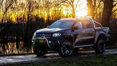 Karosserihøjdeforøgelse 100 mm til Mercedes-Benz X-Klasse 2017-
