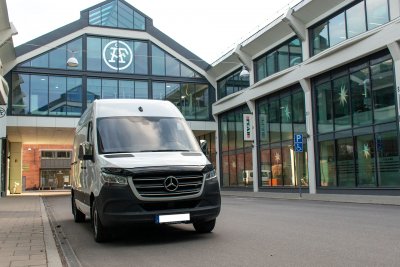 Grill i rustfrit stål til Mercedes-Benz Sprinter 2018-