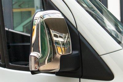 Spejlkapper i rustfrit stål til Mercedes-Benz Sprinter 2018-