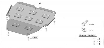 Sumpplade Renault Kangoo fra 2021-