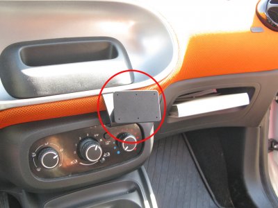 Mobilholder Smart Forfour fra 2014-