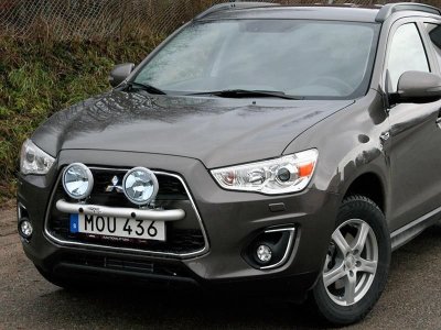 Ekstra lygtebeslag i aluminium til Mitsubishi ASX fra 2014-