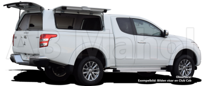 Force Pro Ladkassekappe med åbne sidepaneler til Mitsubishi L200 (Double Cab) fra 2016-.