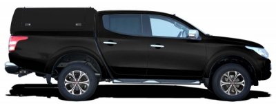 Force Pro Ladkassekappe med åbne sidepaneler til Mitsubishi L200 (Double Cab) fra 2016-.