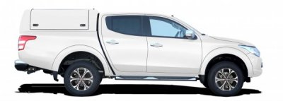 Force Pro Ladkassekappe med åbne sidepaneler til Mitsubishi L200 (Double Cab) fra 2016-.