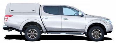 Force Pro Ladkassekappe med åbne sidepaneler til Mitsubishi L200 (Double Cab) fra 2016-.