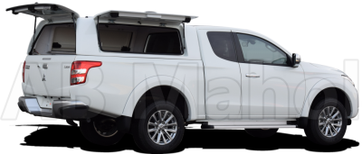 Force Pro Ladkassekappe med åbne sideluger til Mitsubishi L200 (Club Cab) fra 2016-