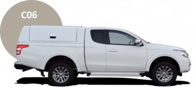 Force Pro Ladkassekappe med åbne sideluger til Mitsubishi L200 (Club Cab) fra 2016-